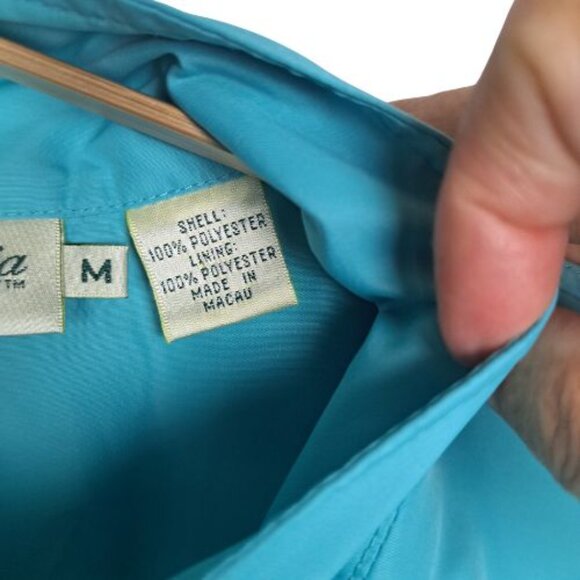 Magnolia Lane Collection The Masters Golf Augusta Mesh Lined Teal Vest - Picture 9 of 10